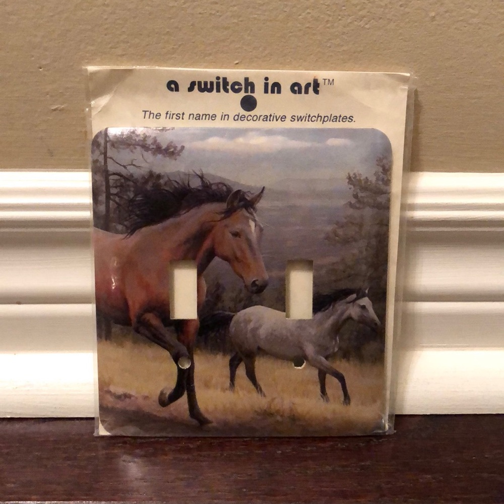 ✨2/$10✨ Horse Print Decorative Switch-plate